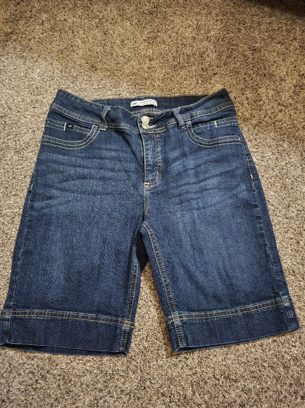 Lee Dark Blue Women’s Jean Shorts 12